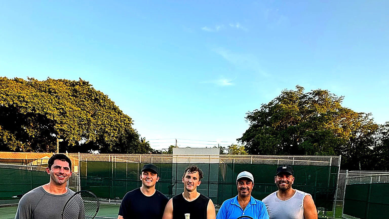 TennisFIT students on court