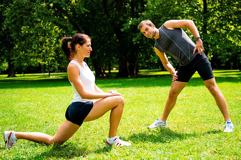TennisFIT warm-up drills